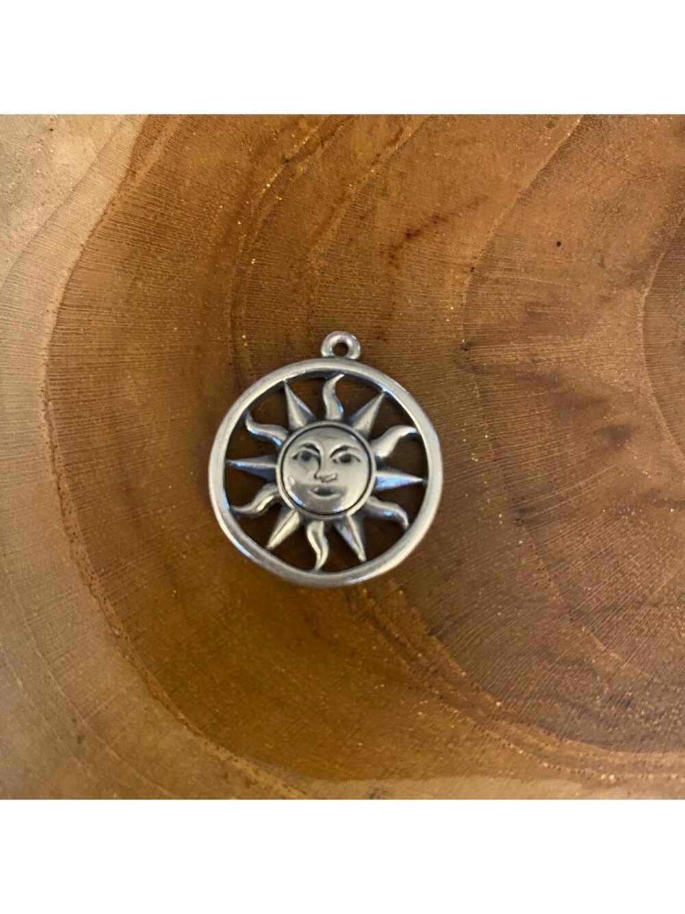 RETIRED James Avery Sun Charm, Sterling Silver